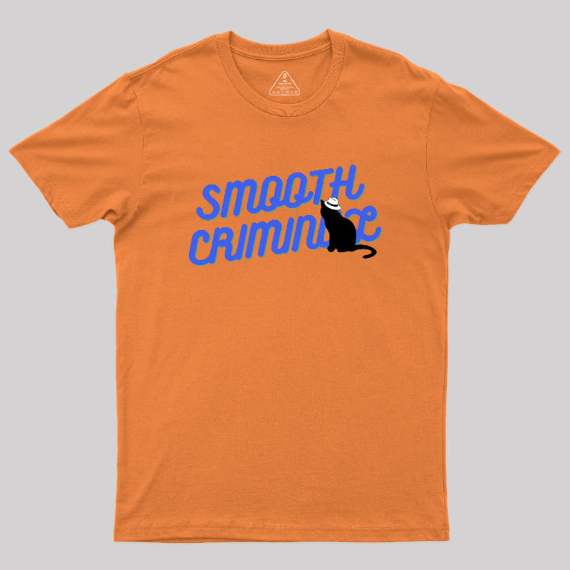 Smooth Criminal Cat Geek T-Shirt