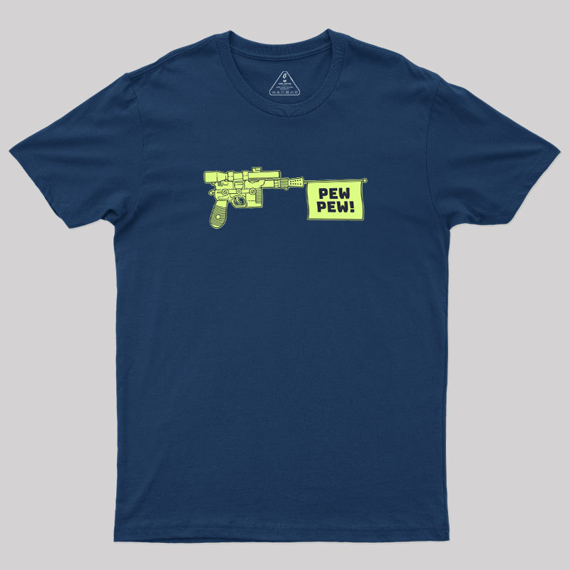 Laser Gun Pew Pew Geek T-Shirt