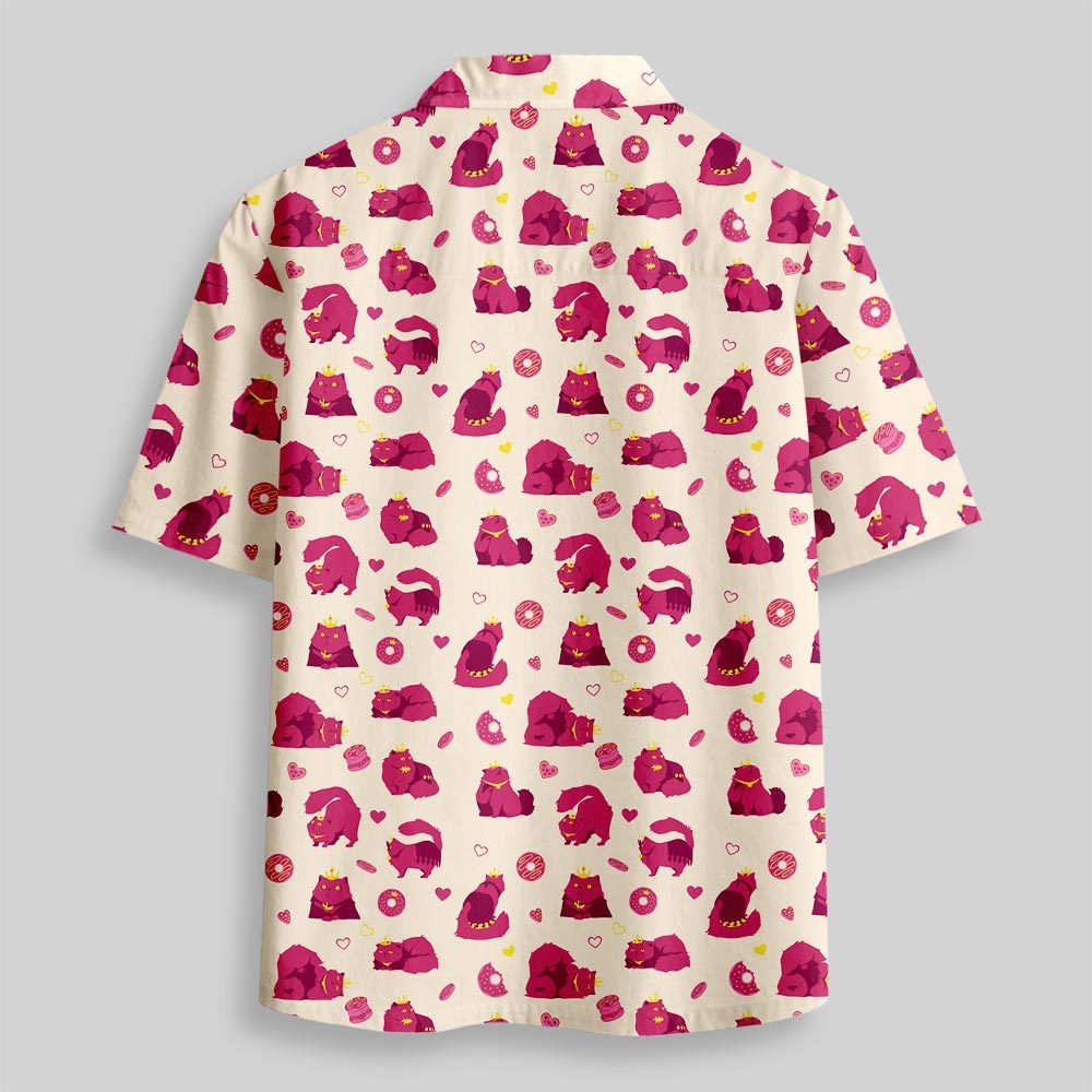 Princess Donut Button Up Pocket Shirt