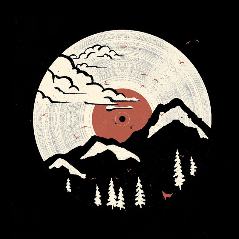 MTN LP... Tri-blend Geek T-Shirt