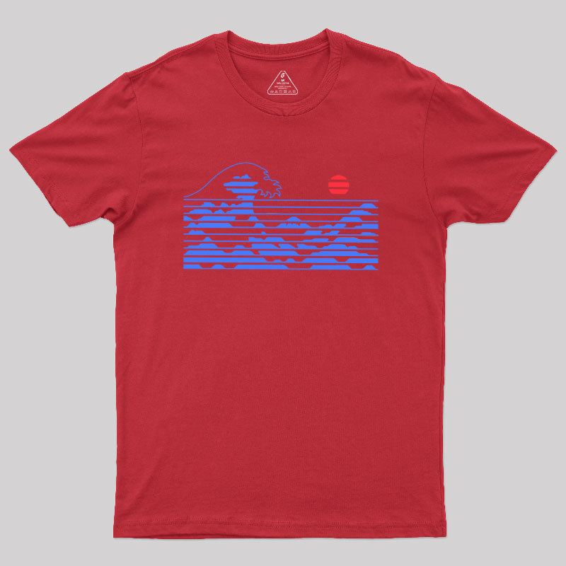 KANAGAWA STRIPE Geek T-Shirt