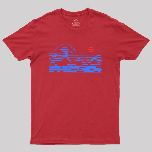 KANAGAWA STRIPE Geek T-Shirt