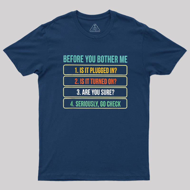 Geeksoutfit Funny Information Technology Tech Geek T-Shirt for Sale