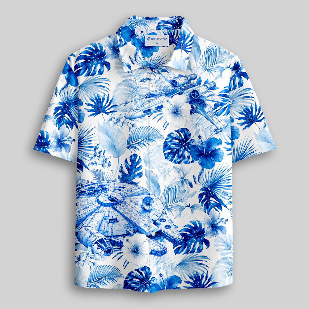 Tropical Squadron Button Up Pocket Shirt