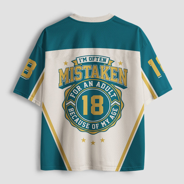 I'm Mistaken Geek Mesh Jersey