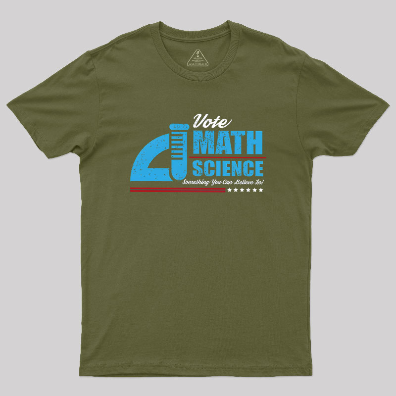 Vote Math & Science Geek T-Shirt
