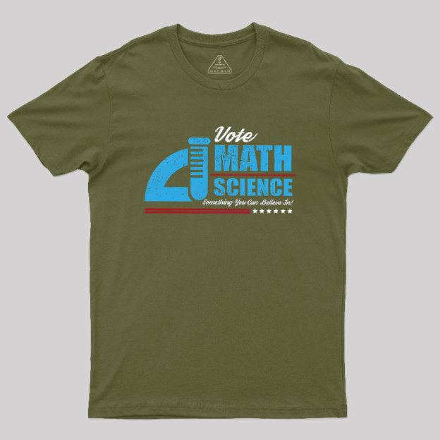 Vote Math & Science Geek T-Shirt