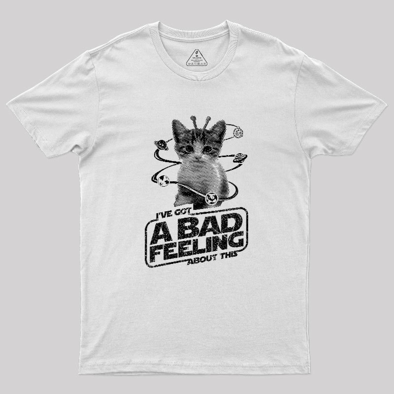 Space Fight Cat Geek T-Shirt