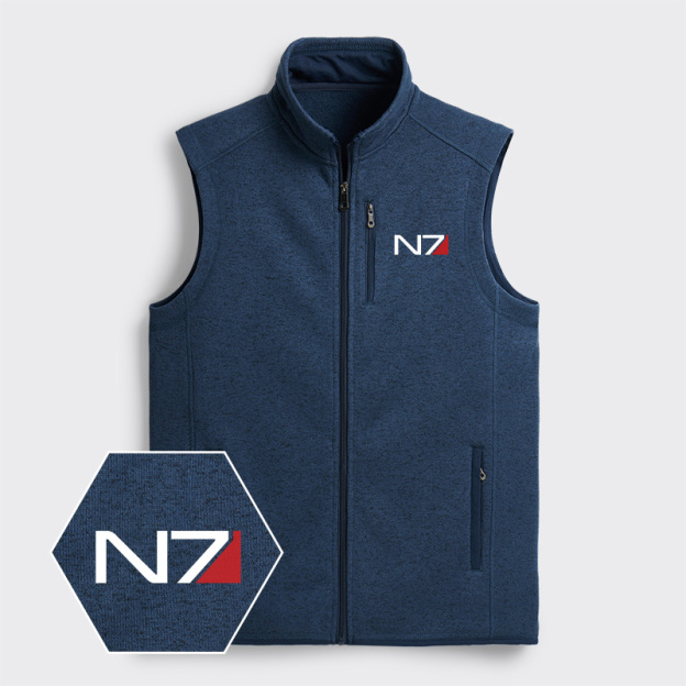 Video Games N7 Geek Sweater Fleece Vest