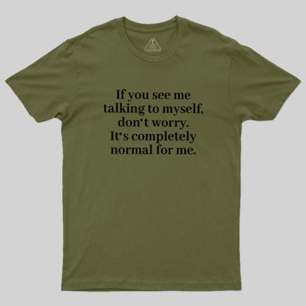 Self Talk Club Geek T-Shirt