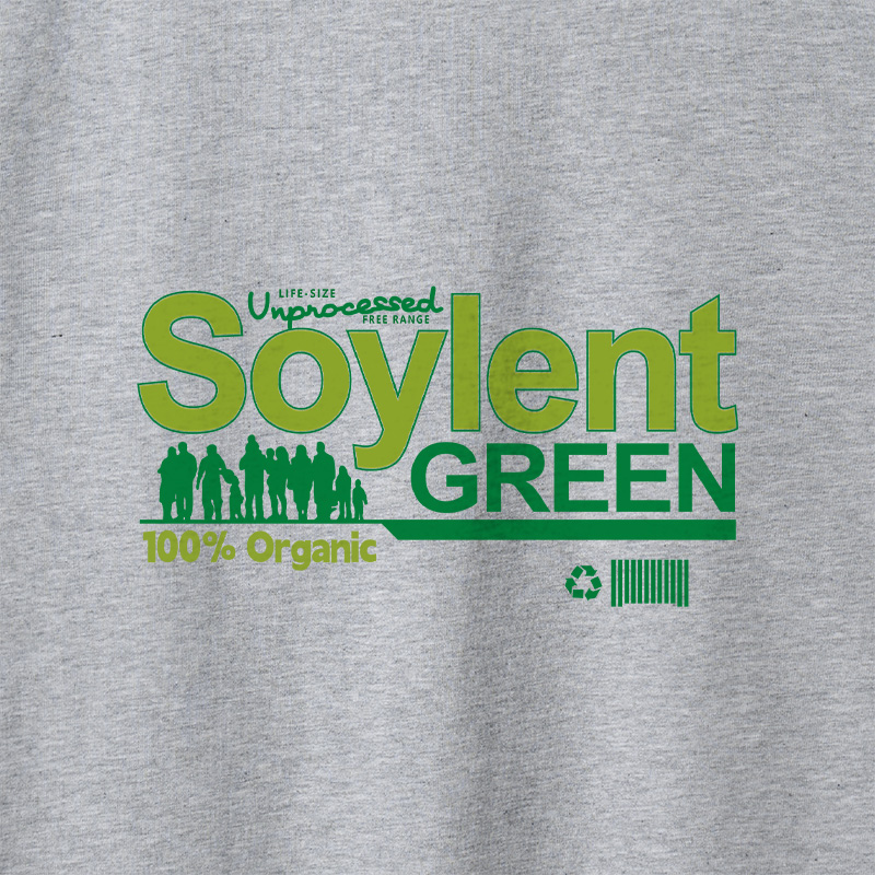 Soylent Green Geek Retro Raglan Long-Sleeve Tee