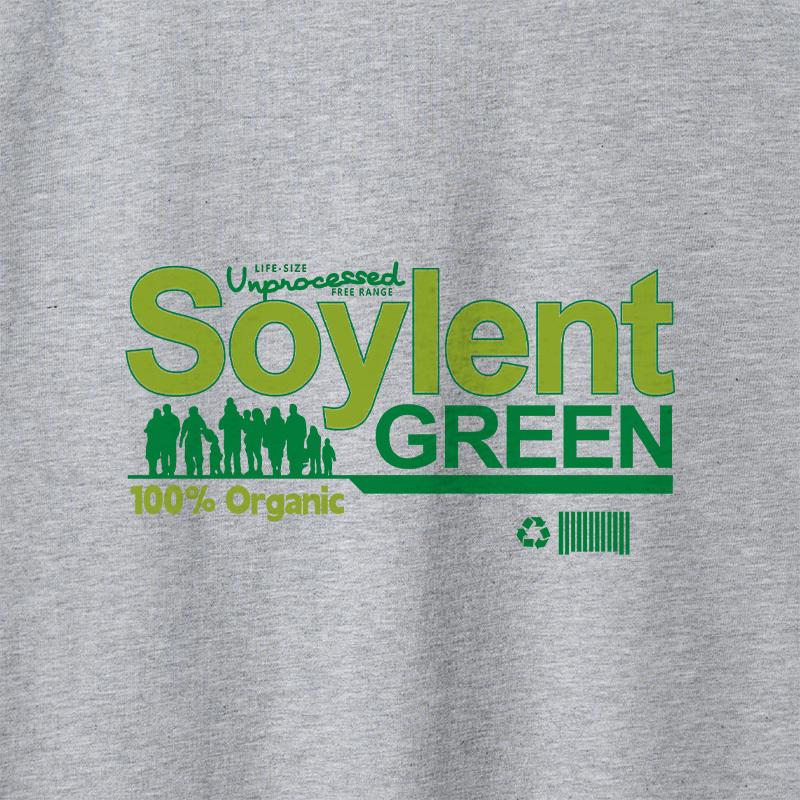 Soylent Green Geek Retro Raglan Long-Sleeve Tee