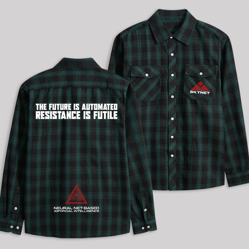 Skynet Plaid Flannel Shirt