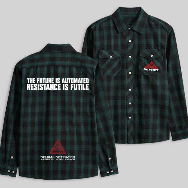 Skynet Plaid Flannel Shirt