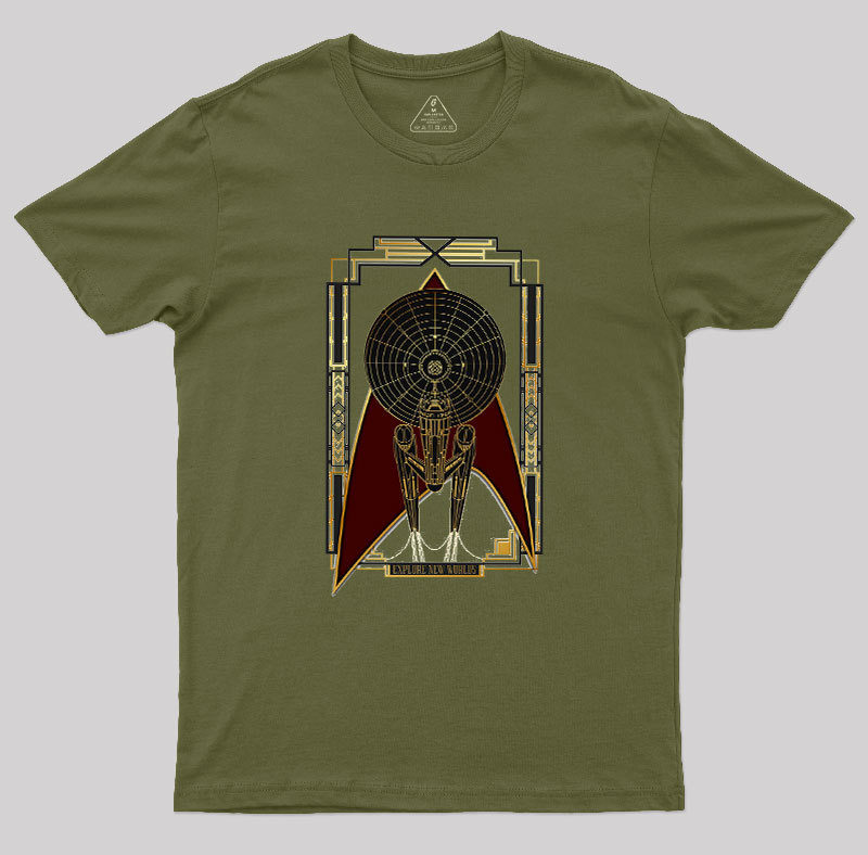 Explore New Worlds Geek T-Shirt