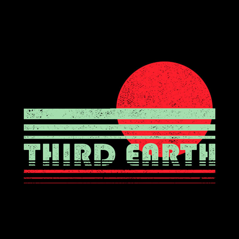 Third Earth Retro Fantasy Sunset Geek T-Shirt