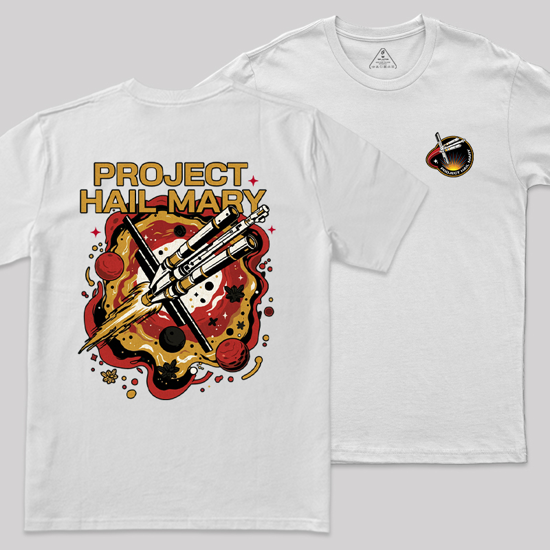 Hail Mary Ignition Front and Back Printed T-Shirt