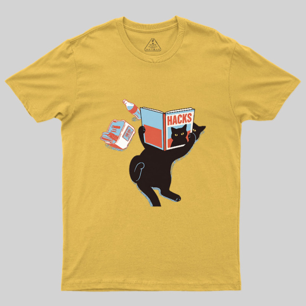 Cat Hacks Geek T-Shirt