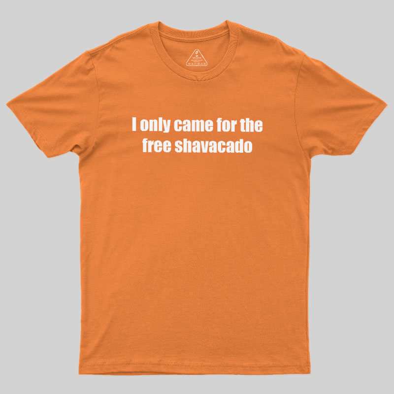 Free Shavacado Geek T-Shirt