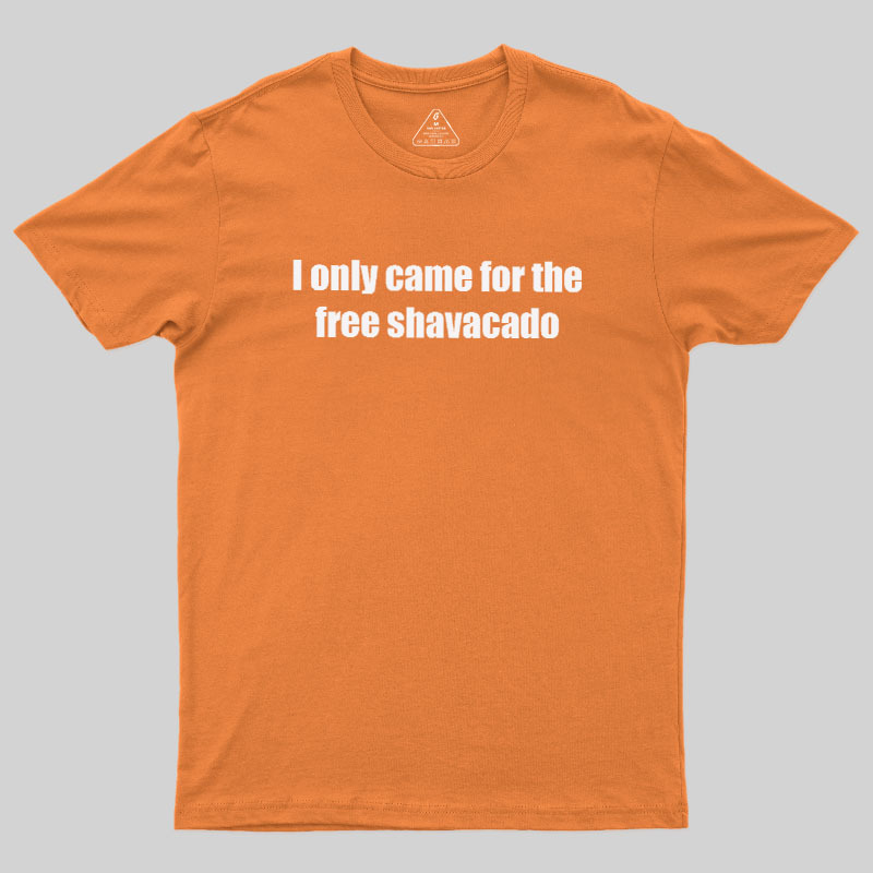 Free Shavacado Geek T-Shirt