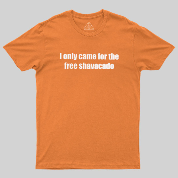 Free Shavacado Geek T-Shirt