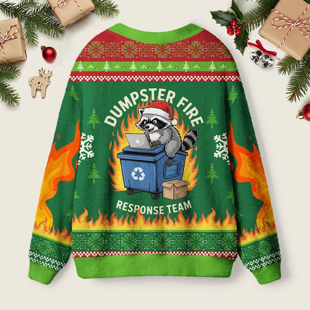 Trash Panda Geek Ugly Cardigan Sweaters