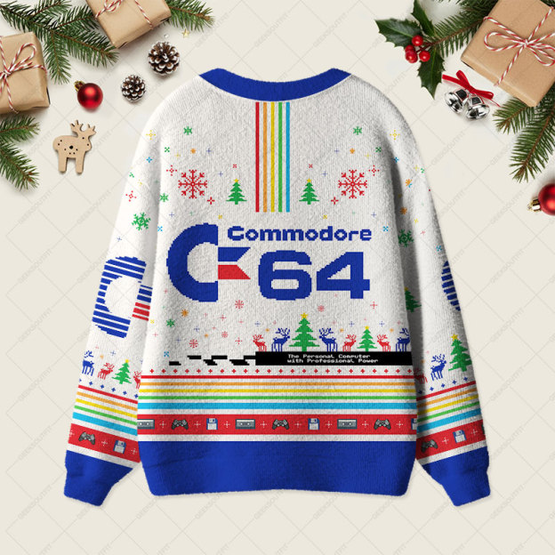 Commodore 64 Geek Ugly Cardigan Sweaters 