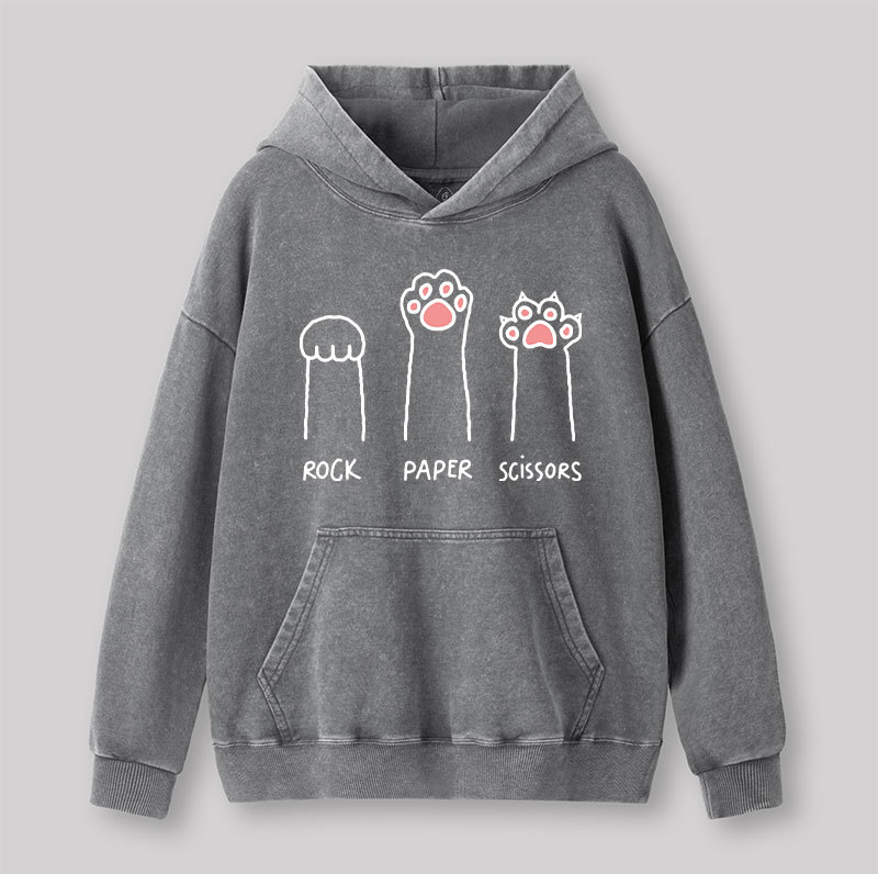 Cat Paw Washed Hoodie