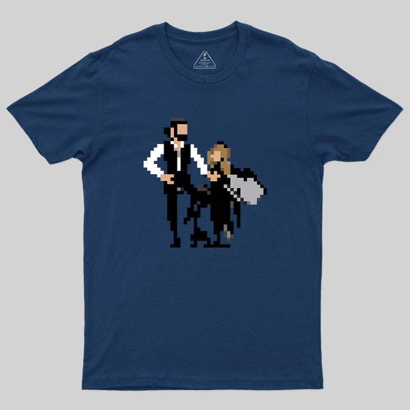 Pixel Rumors Fleet Rock Duo Graphic Geek T-Shirt