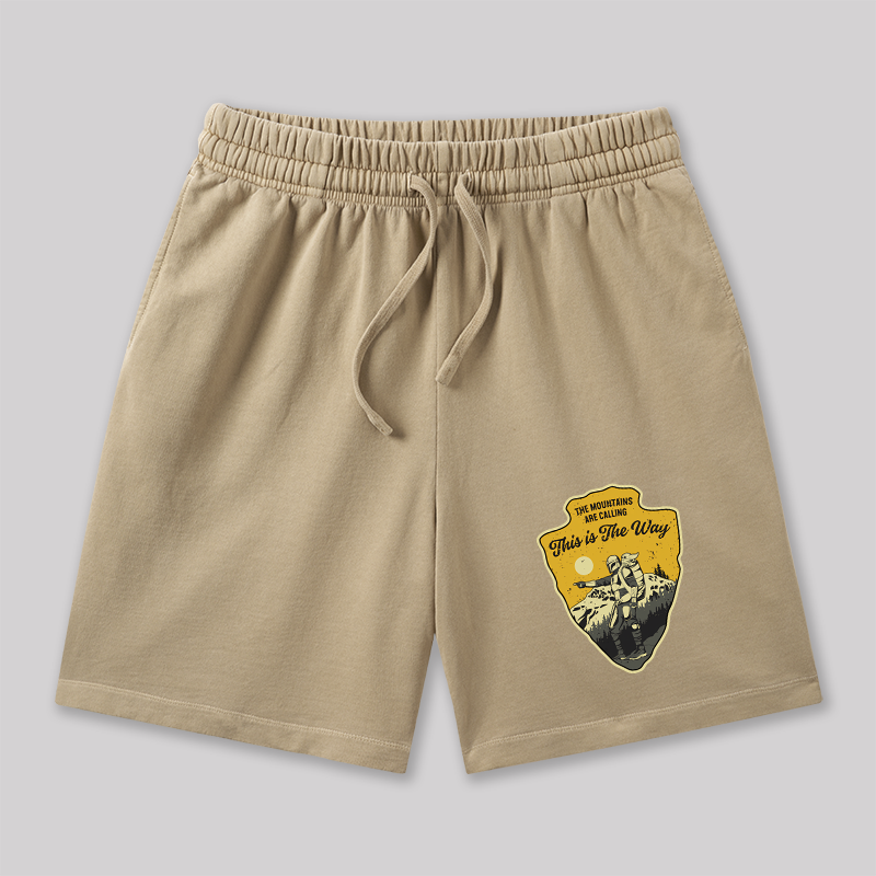 This is the Way Geeky Washed Shorts