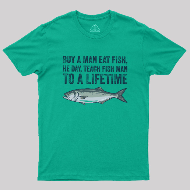 Fish Man Philosophy Geek T-Shirt