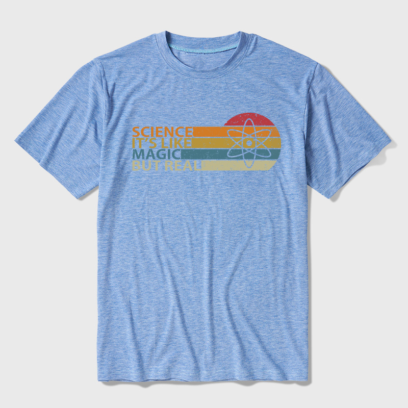 Science It's Like Magic But Real Ultra Soft Heather Tees
