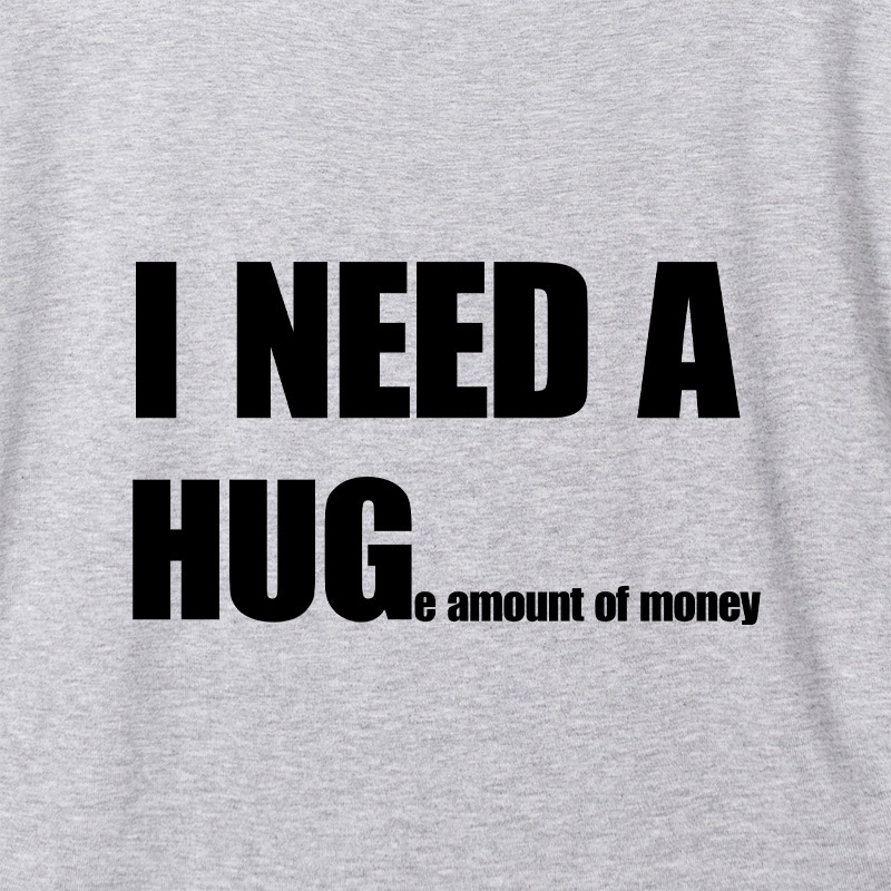 Huge Amount Of Money Geek Dolman Sleeve V-Neck Shirt