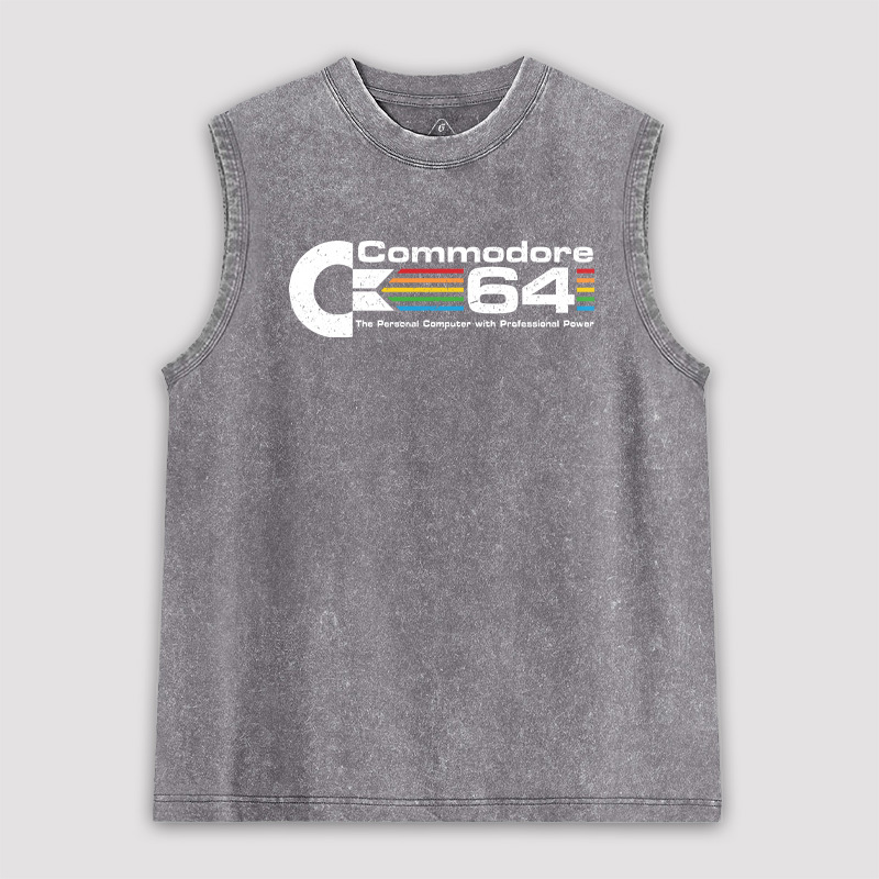 Commodore 64 Unisex Unisex Washed Tank