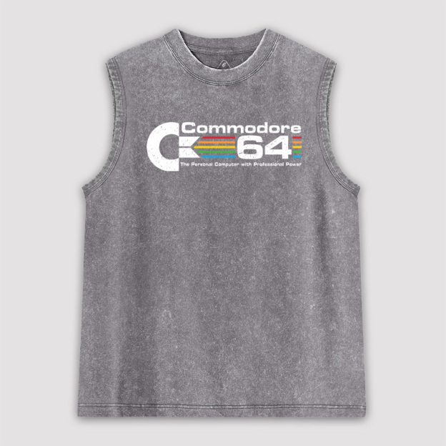 Commodore 64 Unisex Unisex Washed Tank