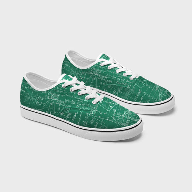 Math Function Geek Canvas Shoes