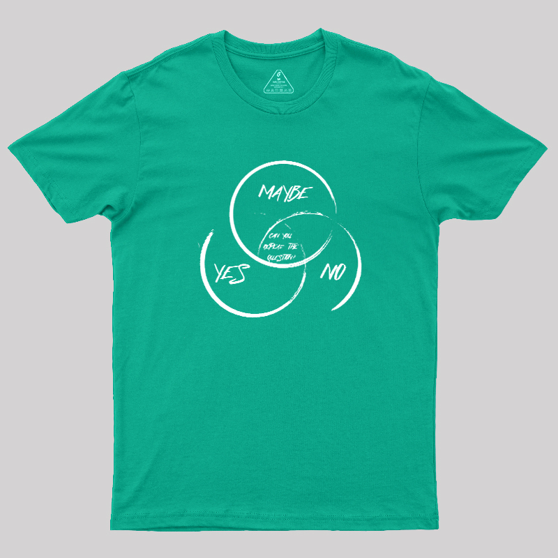 Yes No Maybe Geek T-Shirt