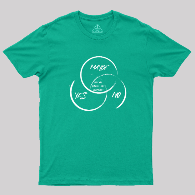 Yes No Maybe Geek T-Shirt