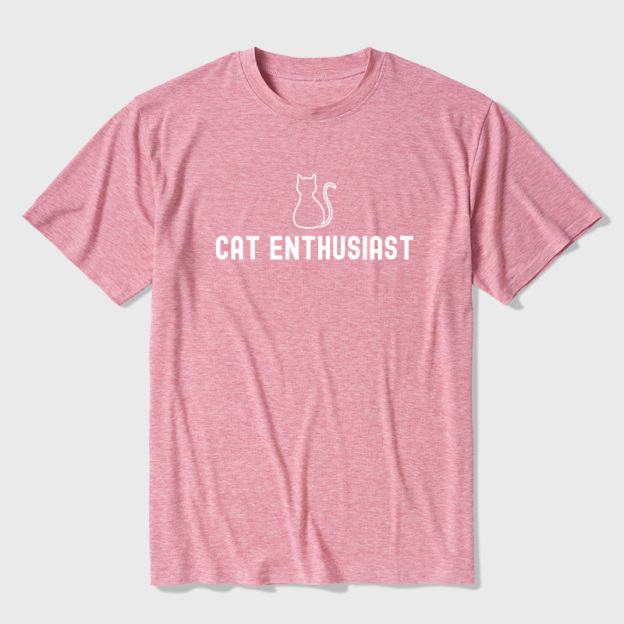 Cat Enthusiast Ultra Soft Heather Tees