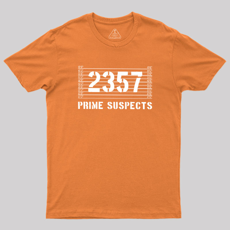 PRIME SUSPECTS Geek T-Shirt
