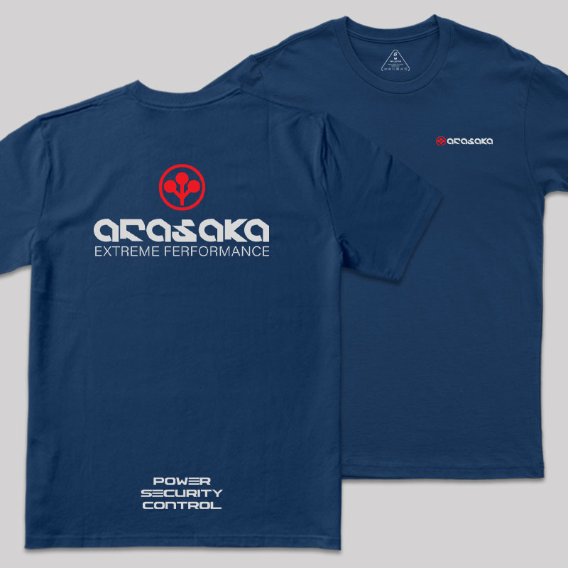 Arasaka Front and Back Printing Geek T-Shirt