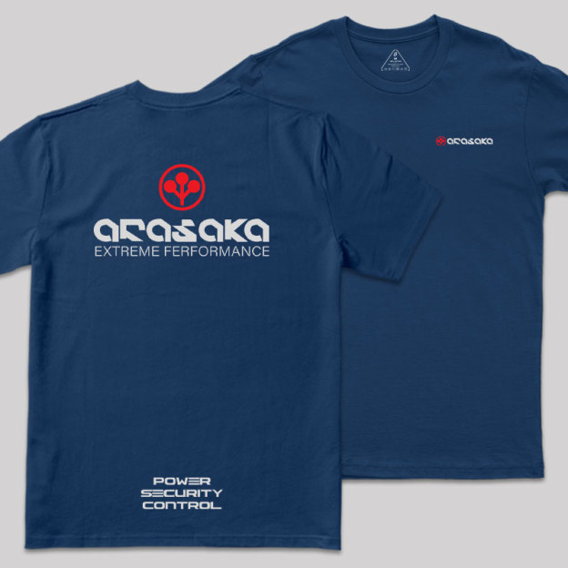 Arasaka Front and Back Printing Geek T-Shirt