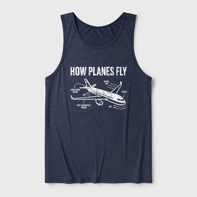 How Planes Fly Ultra Soft Heather Tank