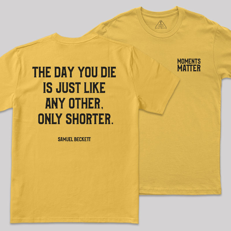 Final Moments Front and Back Printed Geek T-Shirt