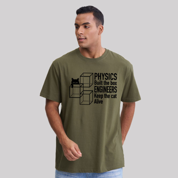 Engineers Keep The Cat Alive Geek T-Shirt