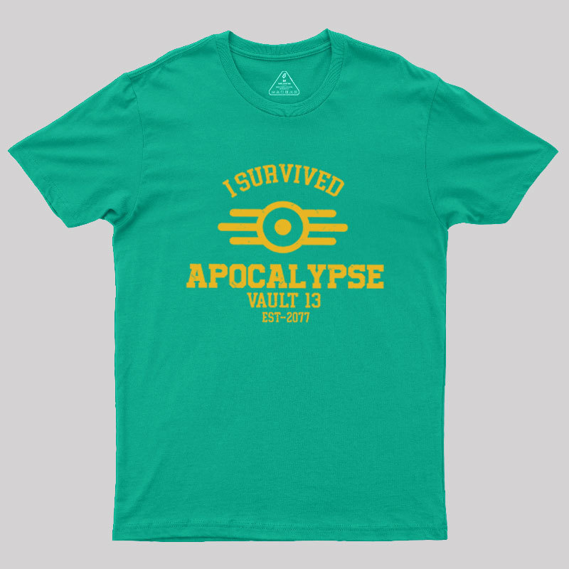 I Survived Apocalypse Geek T-Shirt