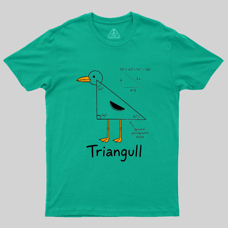 Triangull Geometry Seagull Geek T-Shirt