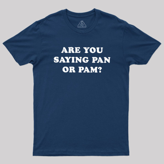 Are You Saying Pan Or Pam Geek T-Shirt