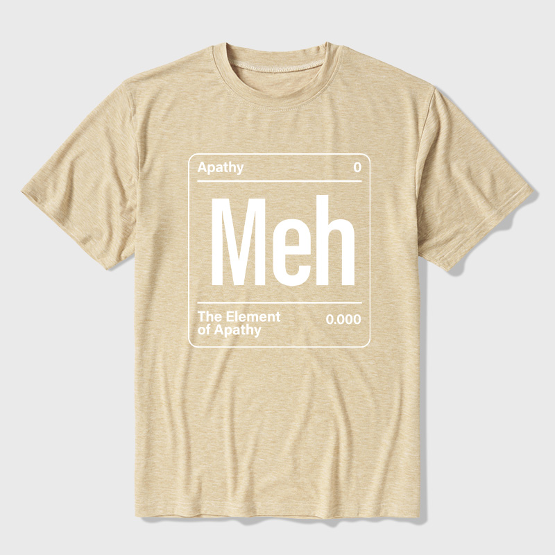 The Element of Apathy Ultra Soft Heather Tees