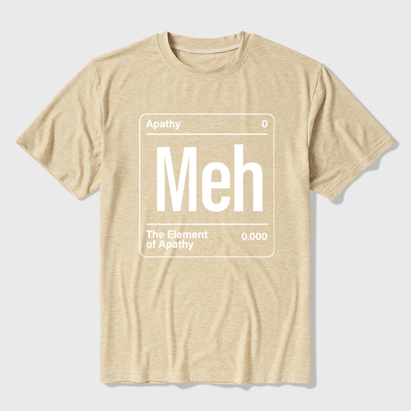 The Element of Apathy Ultra Soft Heather Tees